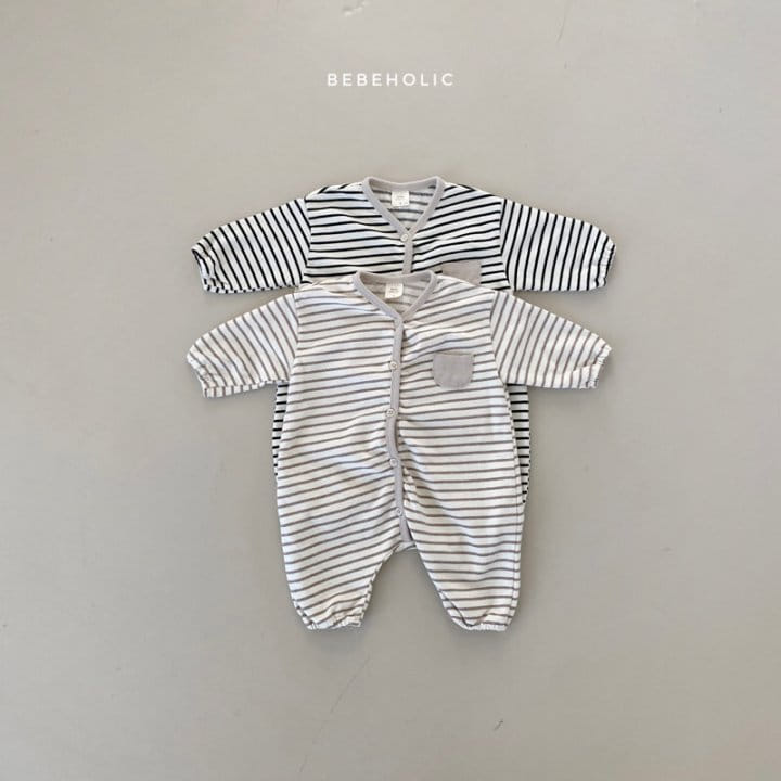 Bebe Holic - Korean Baby Fashion - #babyoutfit - Pocket Bodysuit - 4