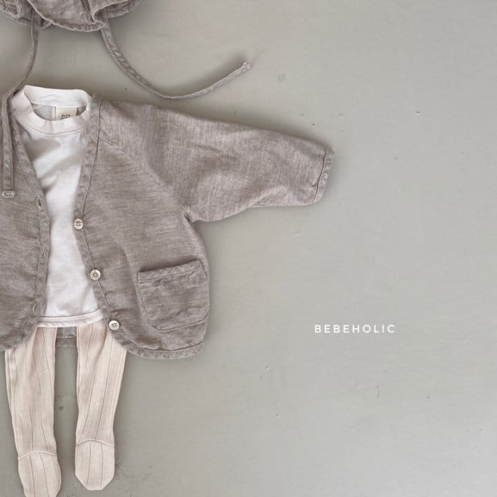 Bebe Holic - Korean Baby Fashion - #babyoutfit - Twill Cardigan - 4