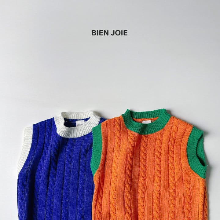 Bien Joie - Korean Children Fashion - #Kfashion4kids - Bling Vest Knit 