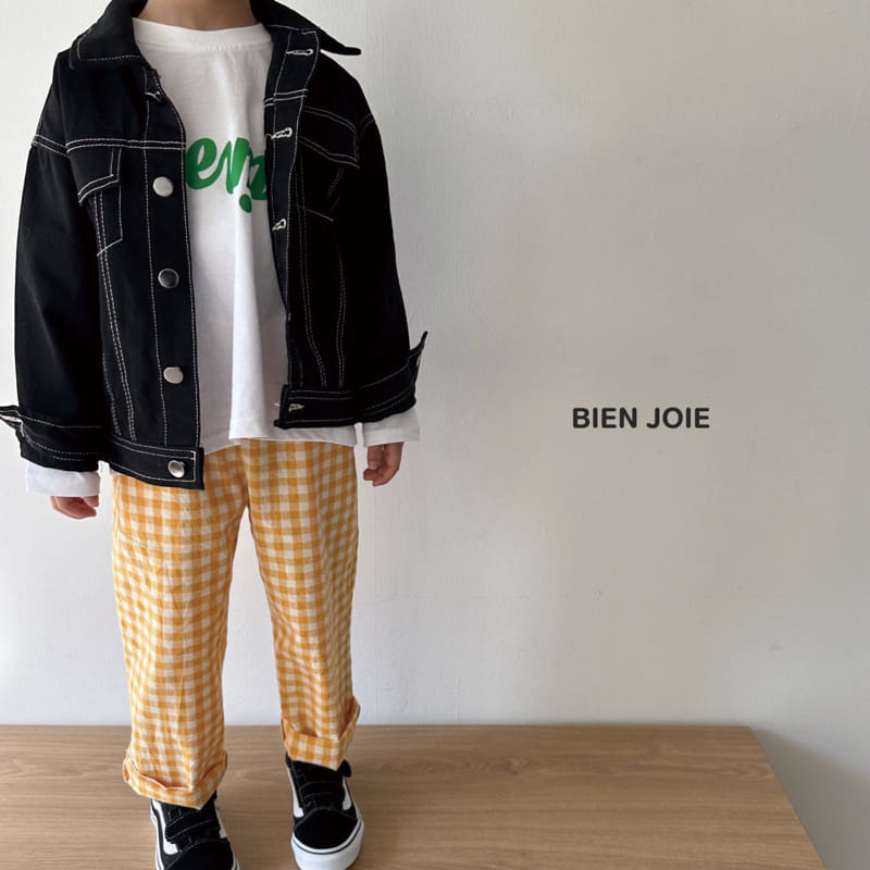 Bien Joie - Korean Children Fashion - #Kfashion4kids - Checks Pants - 2