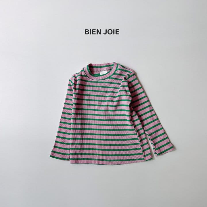 Bien Joie - Korean Children Fashion - #childofig - Heize Stripes Tee - 3