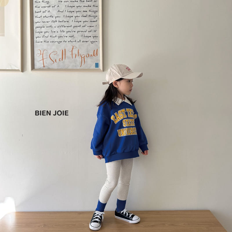 Bien Joie - Korean Children Fashion - #childrensboutique - Jerry Stripes Leggings - 6