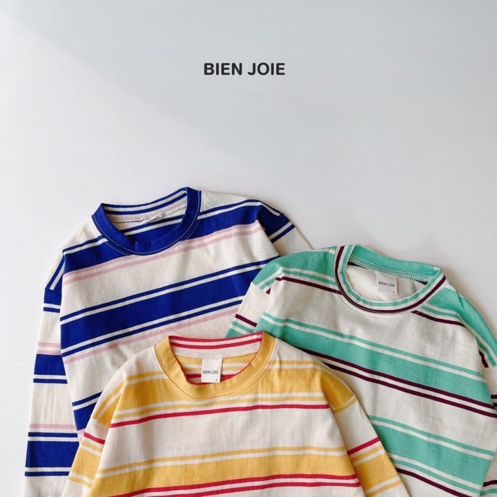 Bien Joie - Korean Children Fashion - #discoveringself - Roty Stripes Tee - 2