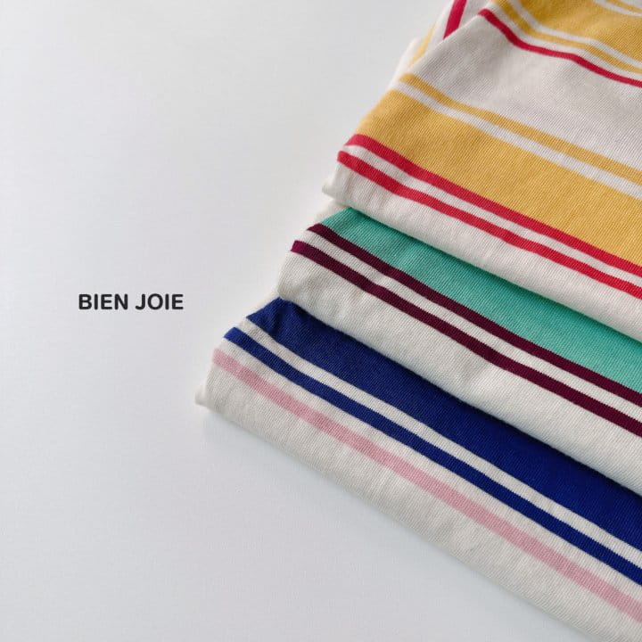 Bien Joie - Korean Children Fashion - #fashionkids - Roty Stripes Tee - 3