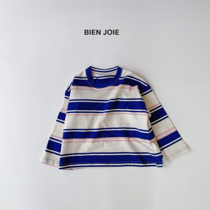 Bien Joie - Korean Children Fashion - #fashionkids - Roty Stripes Tee - 4