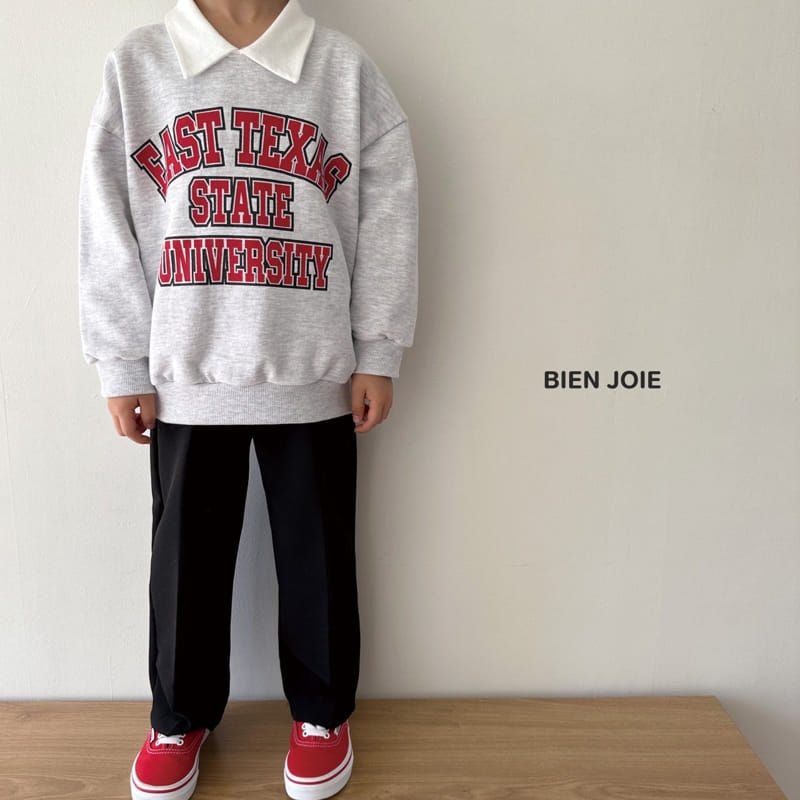 Bien Joie - Korean Children Fashion - #kidsstore - Easy Collar Sweatshirt - 6