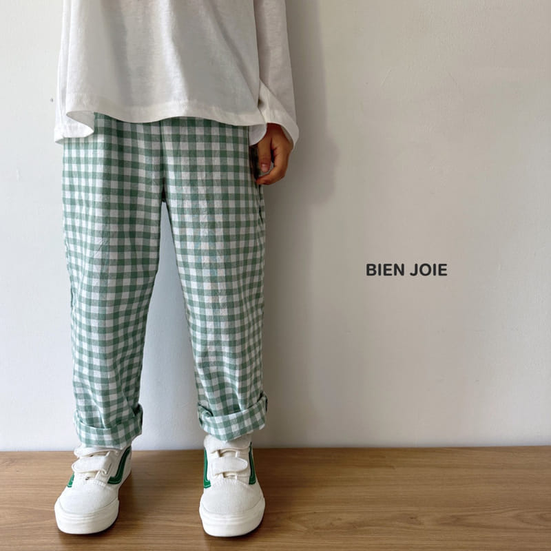 Bien Joie - Korean Children Fashion - #kidzfashiontrend - Checks Pants