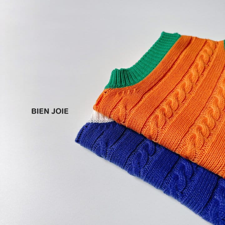Bien Joie - Korean Children Fashion - #magicofchildhood - Bling Vest Knit  - 3
