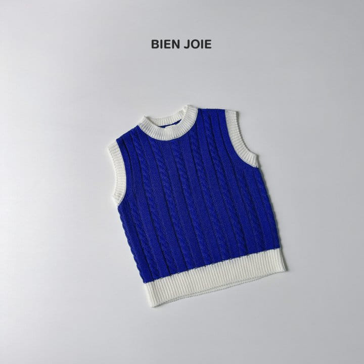 Bien Joie - Korean Children Fashion - #magicofchildhood - Bling Vest Knit  - 4