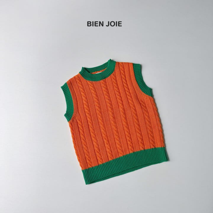 Bien Joie - Korean Children Fashion - #todddlerfashion - Bling Vest Knit  - 6