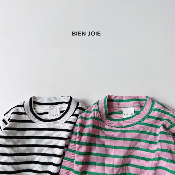 Bien Joie - Korean Children Fashion - #toddlerclothing - Heize Stripes Tee