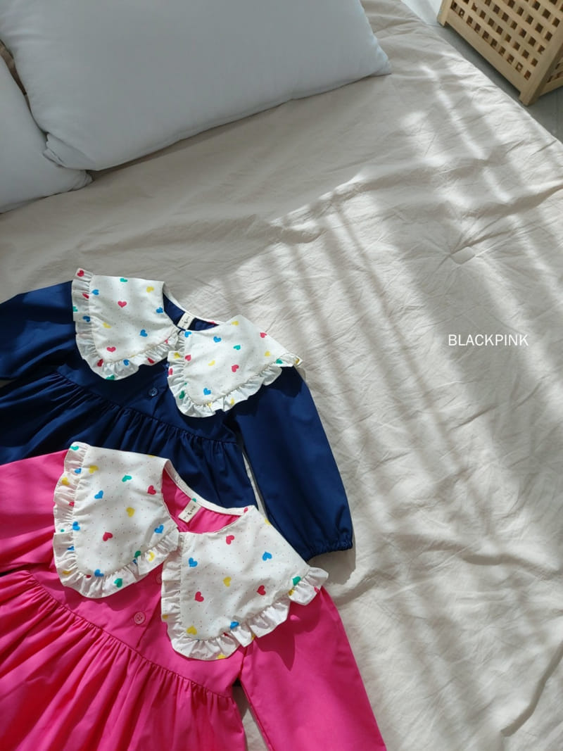 Black Pink - Korean Children Fashion - #kidsshorts - April One-piece - 6