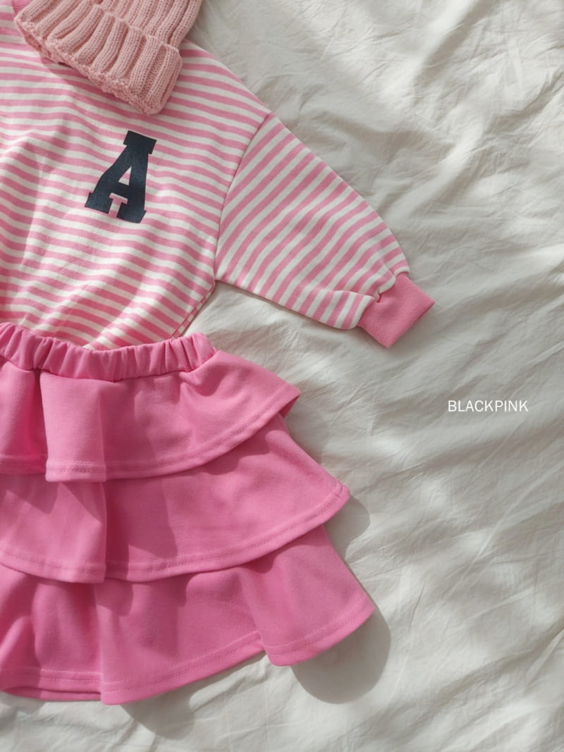 Black Pink - Korean Children Fashion - #kidsshorts - A Sweatshirt - 8