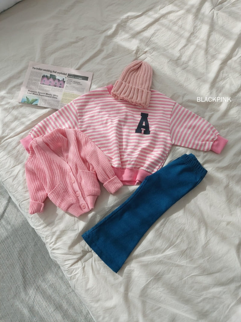 Black Pink - Korean Children Fashion - #kidsstore - A Sweatshirt - 9