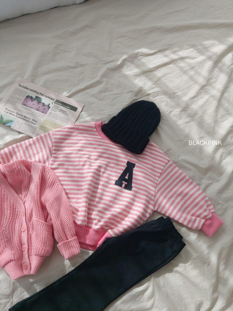 Black Pink - Korean Children Fashion - #littlefashionista - A Sweatshirt - 12