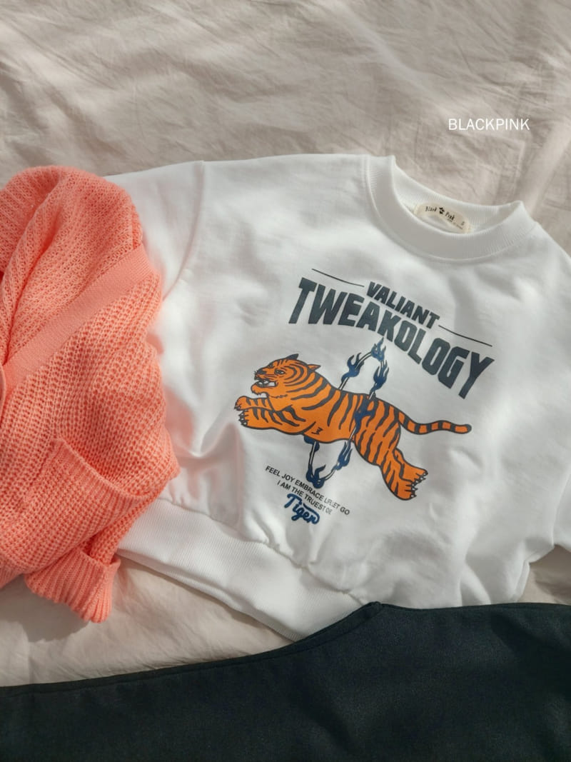 Black Pink - Korean Children Fashion - #magicofchildhood - Tiger Sweatshirt - 11