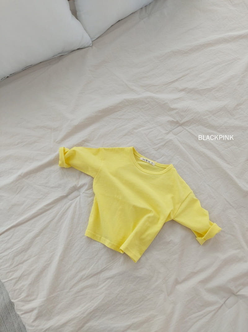 Black Pink - Korean Children Fashion - #toddlerclothing - Basic Single Tee - 8