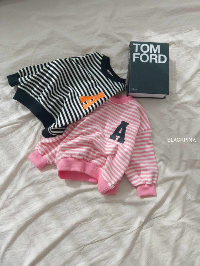 Black Pink - Korean Children Fashion - #toddlerclothing - A Sweatshirt