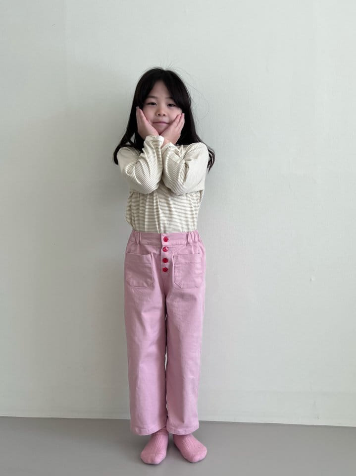 Bon Bon Butik - Korean Children Fashion - #toddlerclothing - Pocket Pants - 6