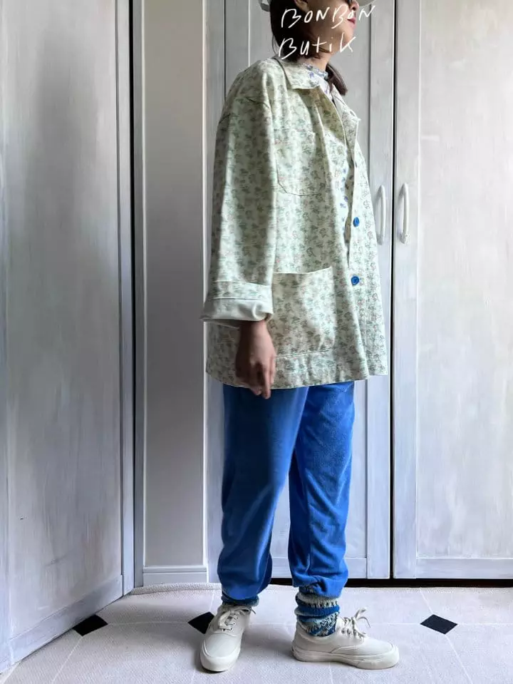 Bon Bon Butik - Korean Women Fashion - #momslook - Mom Terry Pants - 9