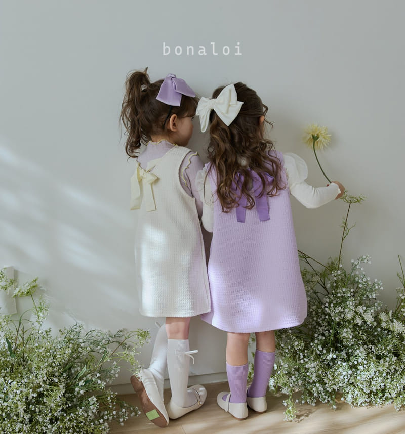 Bonaloi - Korean Children Fashion - #childrensboutique - Mor One-piece - 8