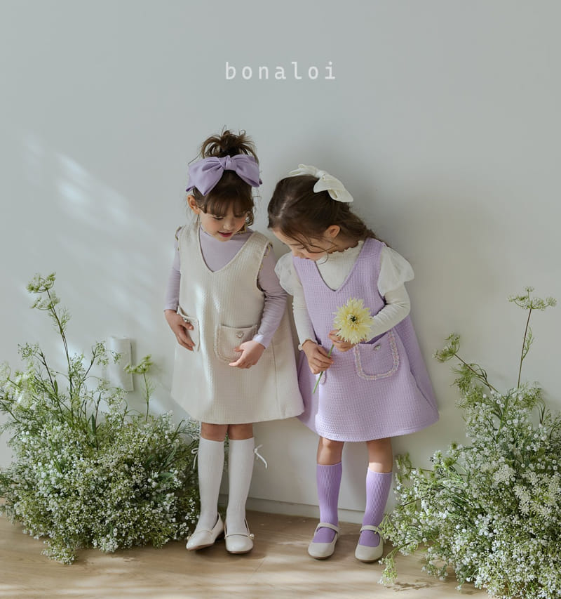 Bonaloi - Korean Children Fashion - #designkidswear - Mor One-piece - 9