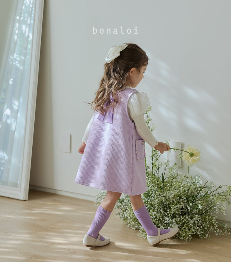 Bonaloi - Korean Children Fashion - #fashionkids - Mor One-piece - 11