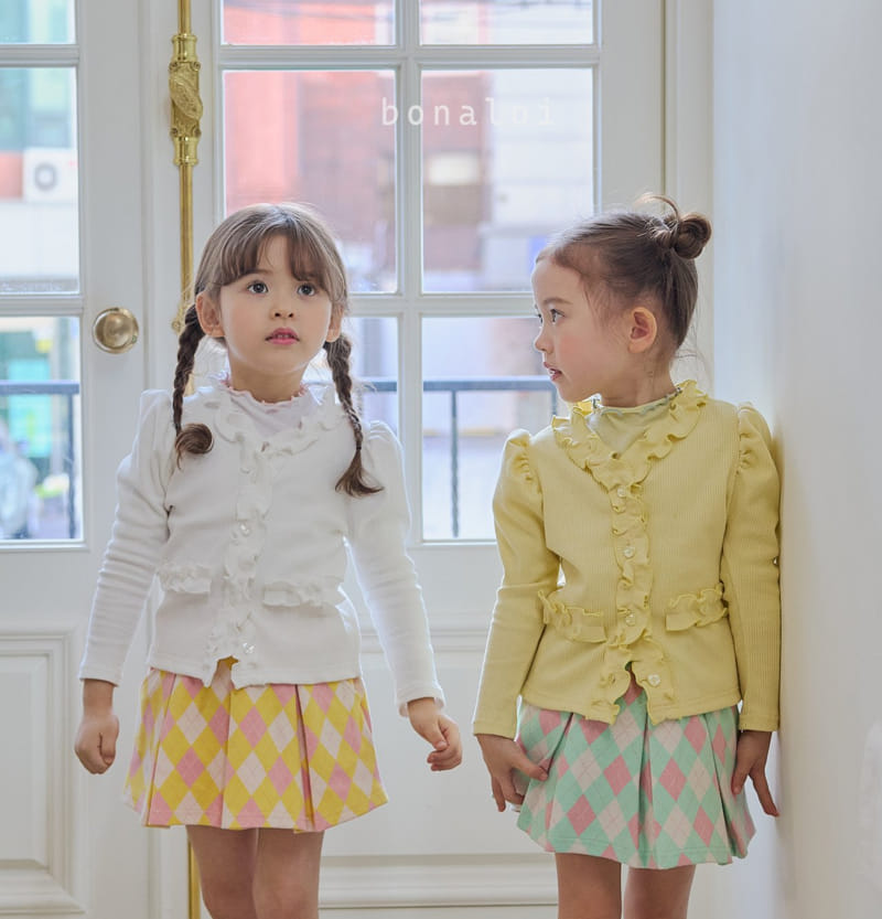 Bonaloi - Korean Children Fashion - #fashionkids - Argyle Skirt pants - 10