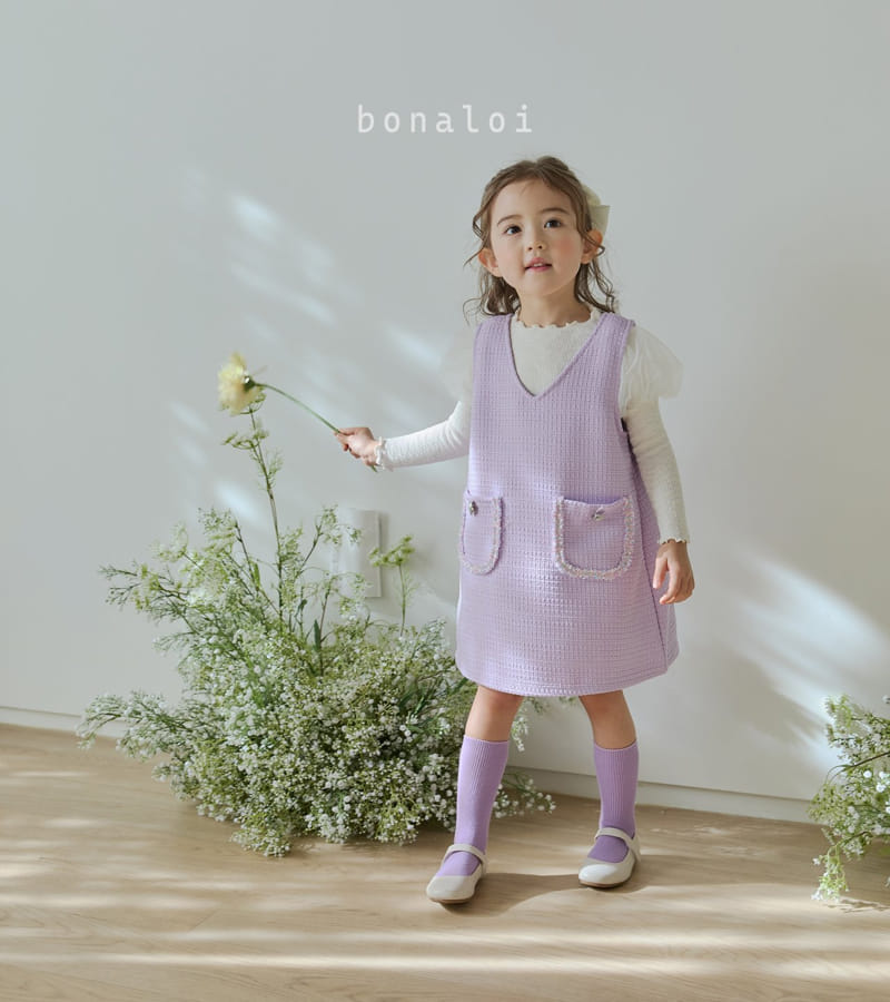 Bonaloi - Korean Children Fashion - #kidsshorts - Mor One-piece - 12