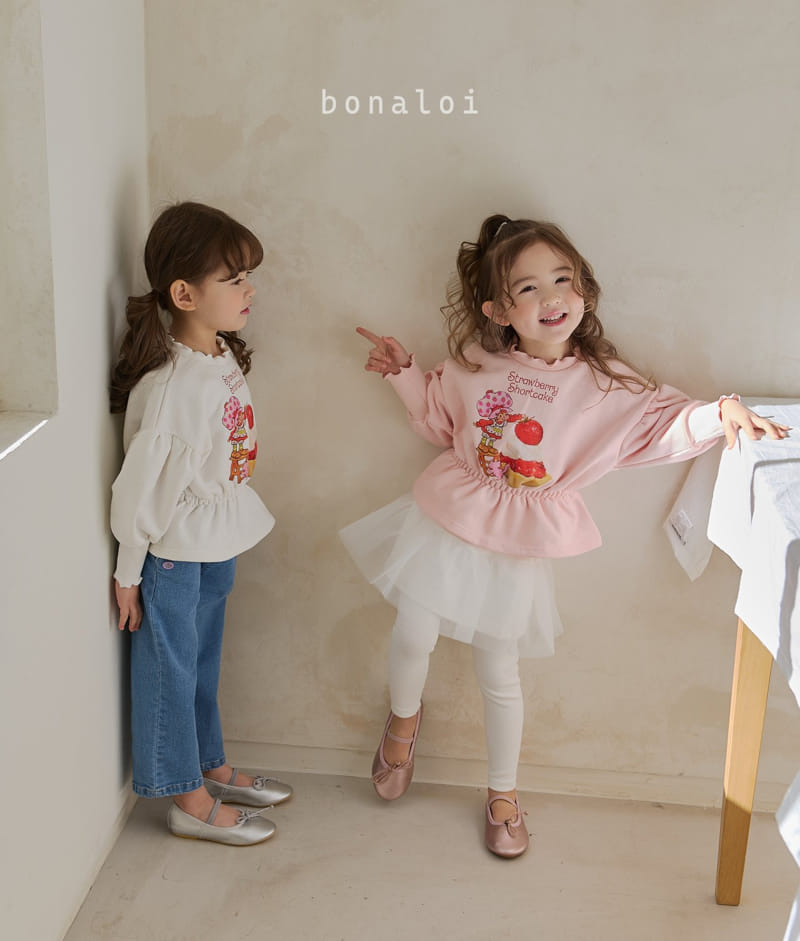 Bonaloi - Korean Children Fashion - #littlefashionista - Short Cake Tee - 12