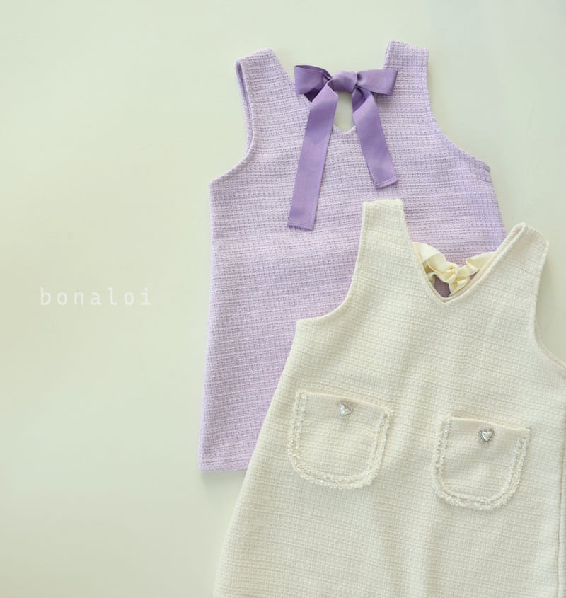 Bonaloi - Korean Children Fashion - #minifashionista - Mor One-piece - 2