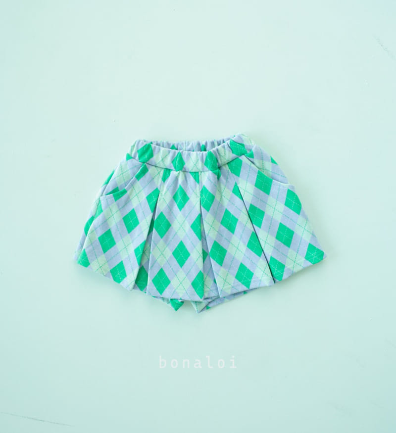 Bonaloi - Korean Children Fashion - #minifashionista - Argyle Skirt pants
