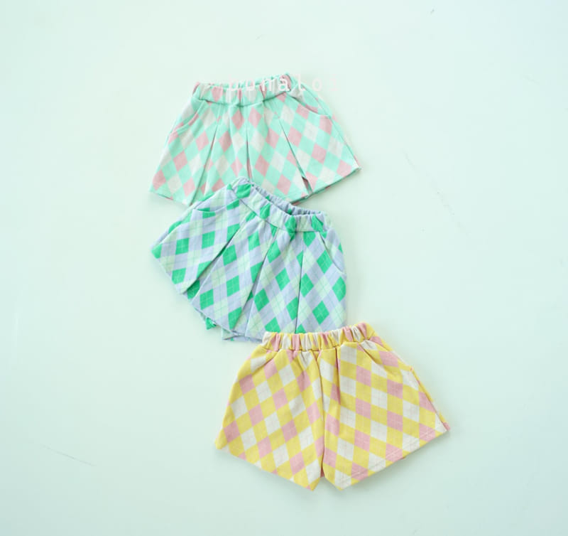 Bonaloi - Korean Children Fashion - #todddlerfashion - Argyle Skirt pants - 3
