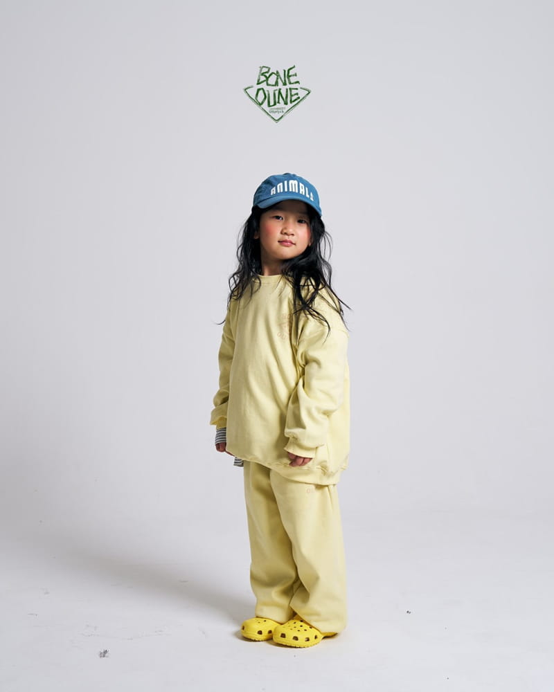 Boneoune - Korean Children Fashion - #childrensboutique - Star Bone Top Bottom Set - 5