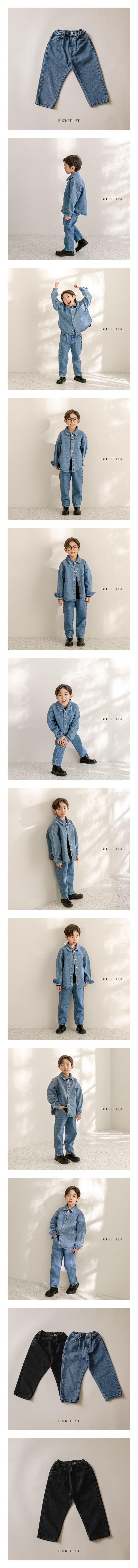 Bucket List - Korean Children Fashion - #Kfashion4kids - Chick Striaght Jeans