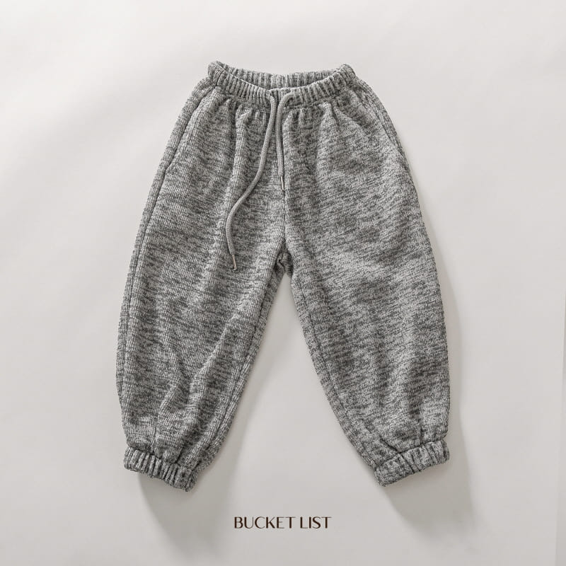 Bucket List - Korean Children Fashion - #todddlerfashion - Warm Knit Pants - 12