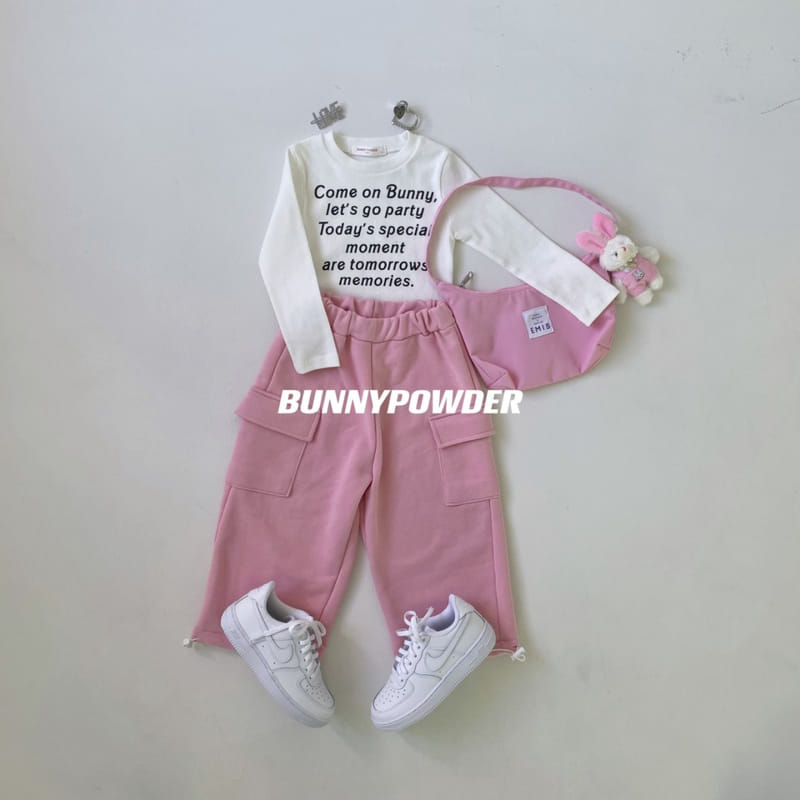 Bunny Powder - Korean Children Fashion - #Kfashion4kids - Bunny Cargo Pants - 2