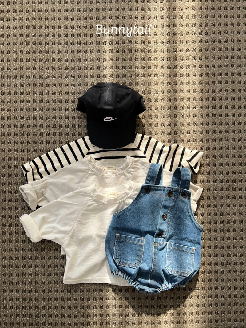 Bunnytail - Korean Baby Fashion - #babyboutique - Plain Dnim Bodysuit - 11