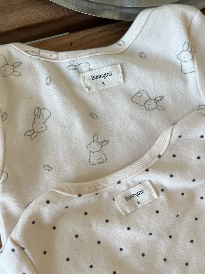 Bunnytail - Korean Baby Fashion - #babyoutfit - Bunny Bodysuit Set - 6