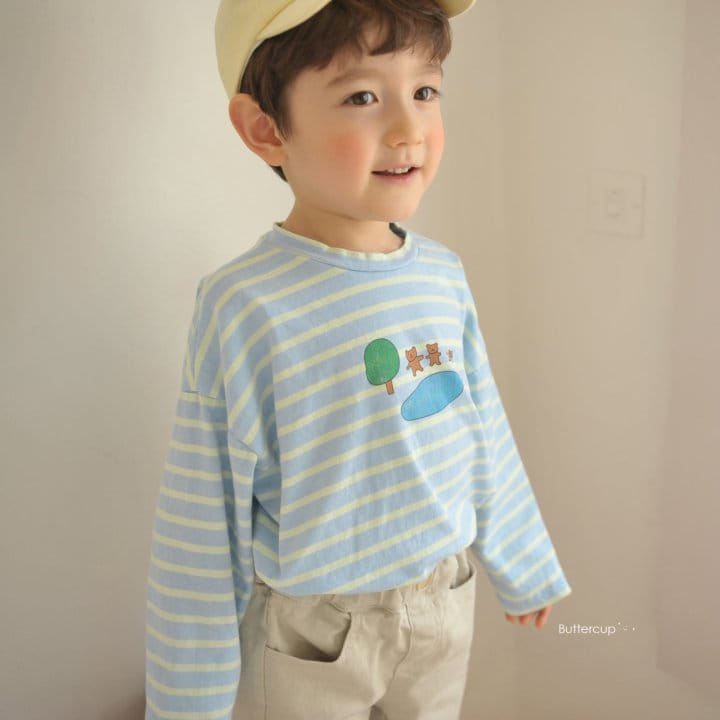 Buttercup - Korean Children Fashion - #Kfashion4kids - Animal Stripes Tee - 8
