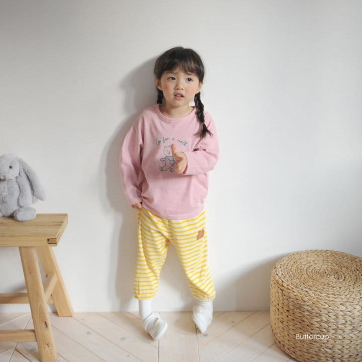 Buttercup - Korean Children Fashion - #Kfashion4kids - Walk Bear Tee