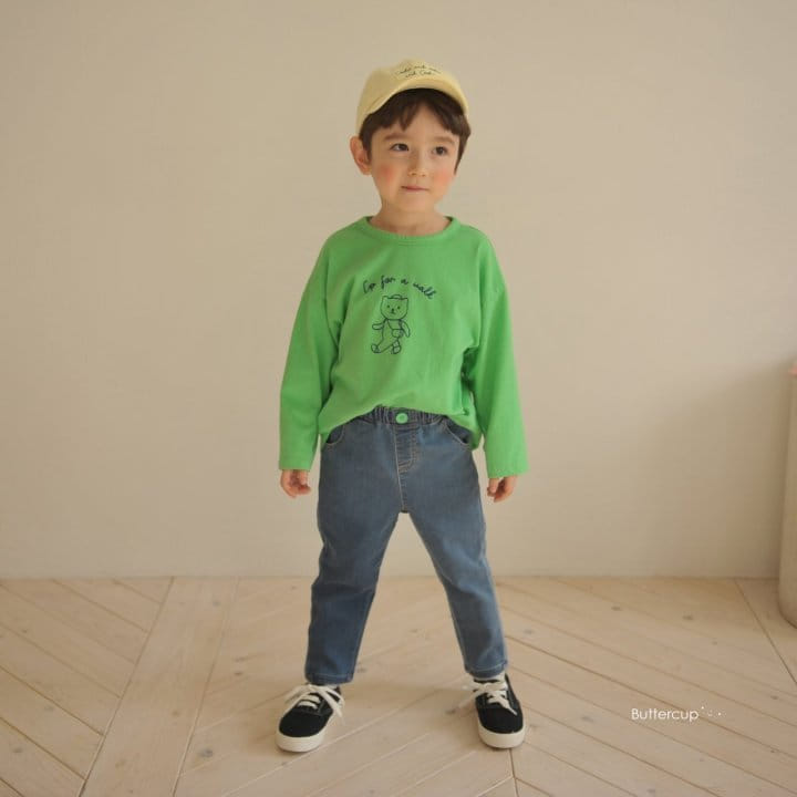 Buttercup - Korean Children Fashion - #childofig - Walk Bear Tee - 7