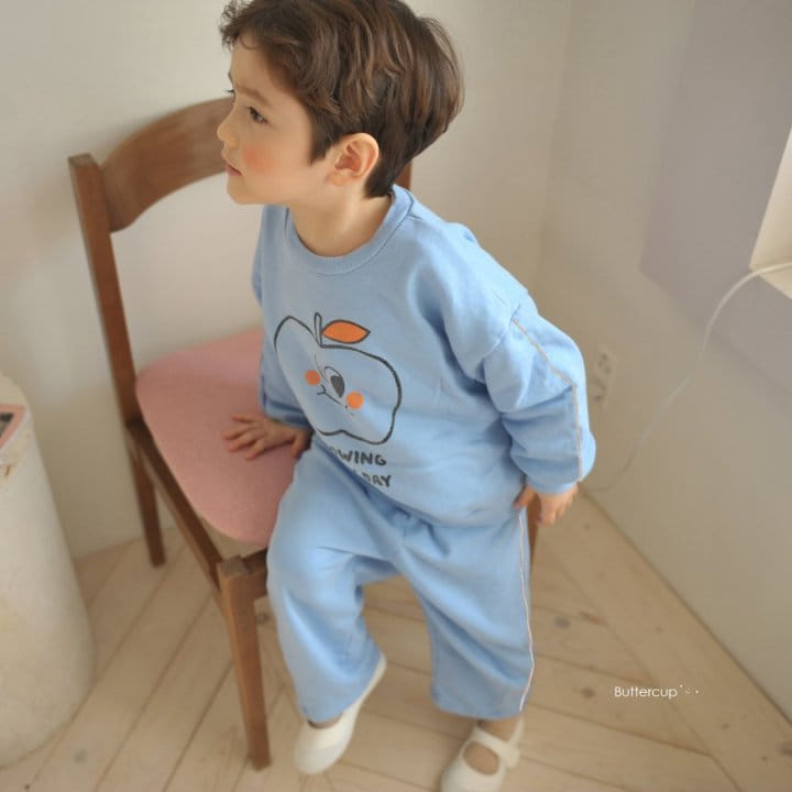 Buttercup - Korean Children Fashion - #childofig - Growing Apple Top Bottom Set - 3