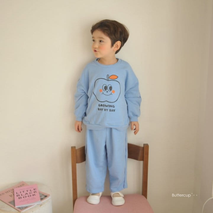 Buttercup - Korean Children Fashion - #childofig - Growing Apple Top Bottom Set - 4