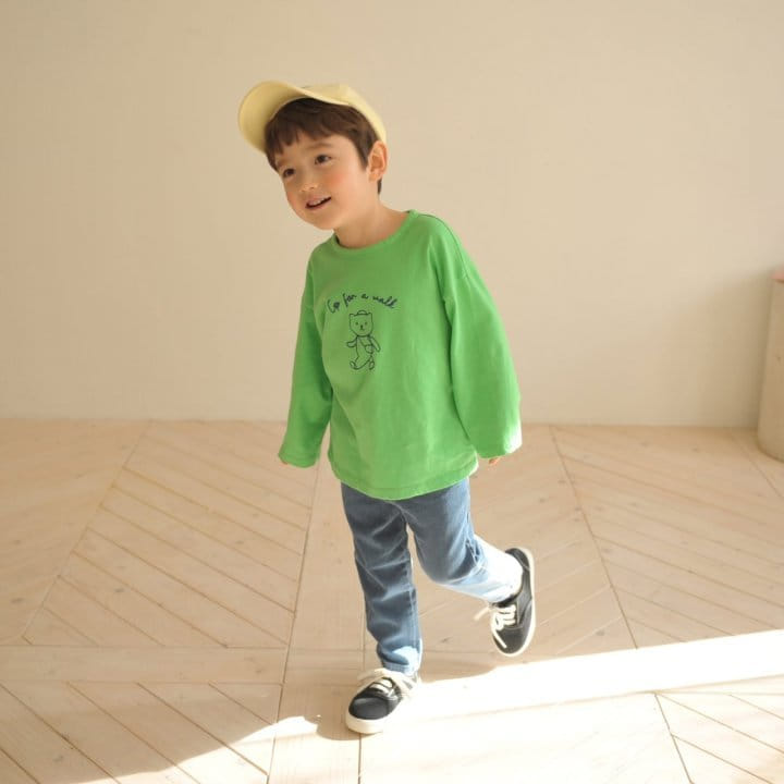 Buttercup - Korean Children Fashion - #childrensboutique - Walk Bear Tee - 8