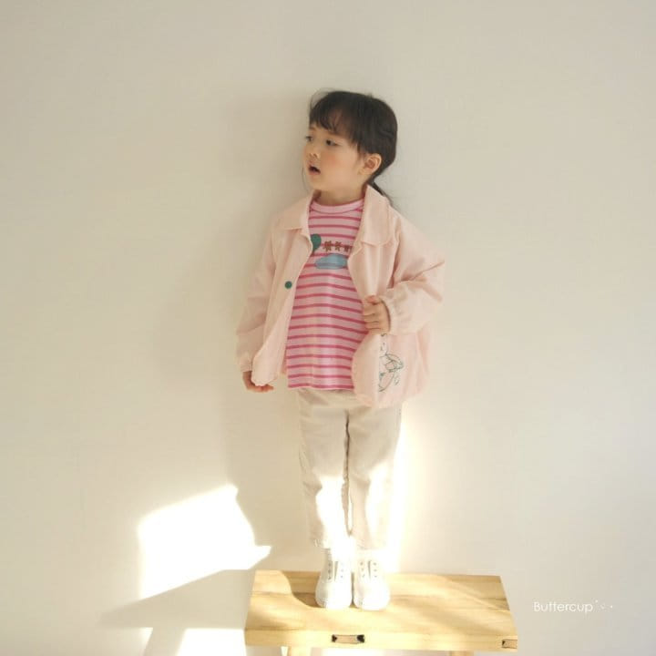 Buttercup - Korean Children Fashion - #discoveringself - Animal Stripes Tee - 3
