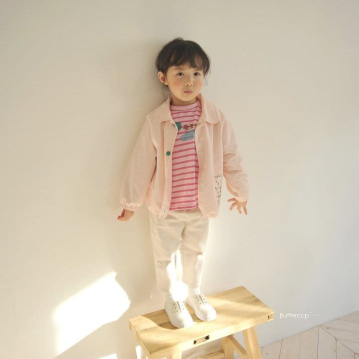 Buttercup - Korean Children Fashion - #discoveringself - Animal Stripes Tee - 4