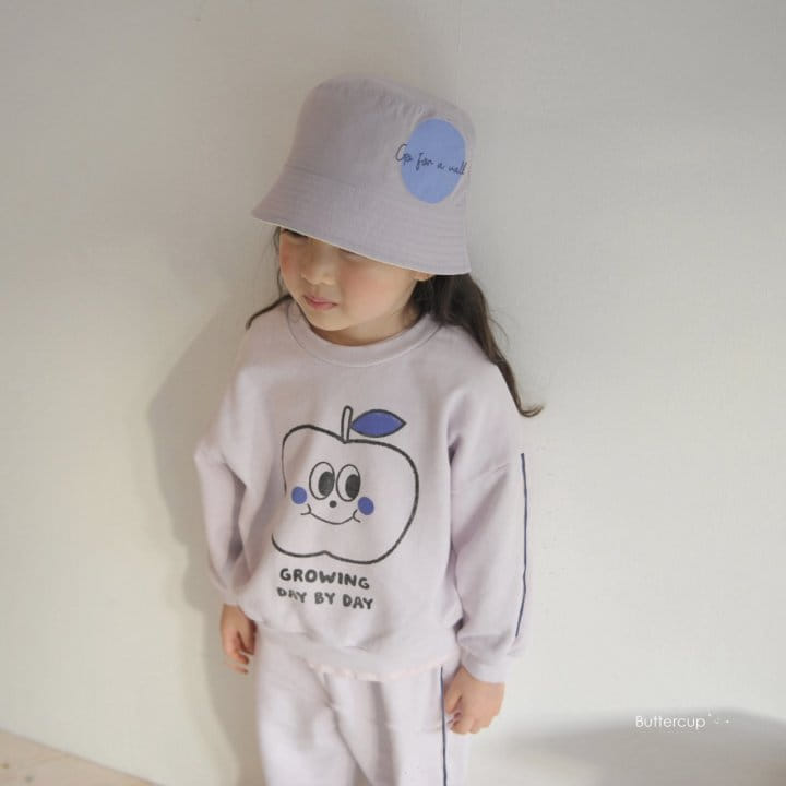 Buttercup - Korean Children Fashion - #fashionkids - Growing Apple Top Bottom Set - 8