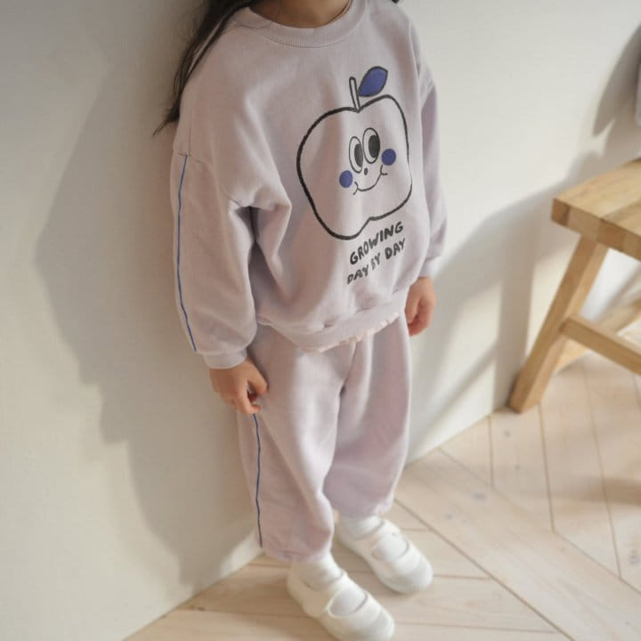 Buttercup - Korean Children Fashion - #kidsstore - Growing Apple Top Bottom Set - 10