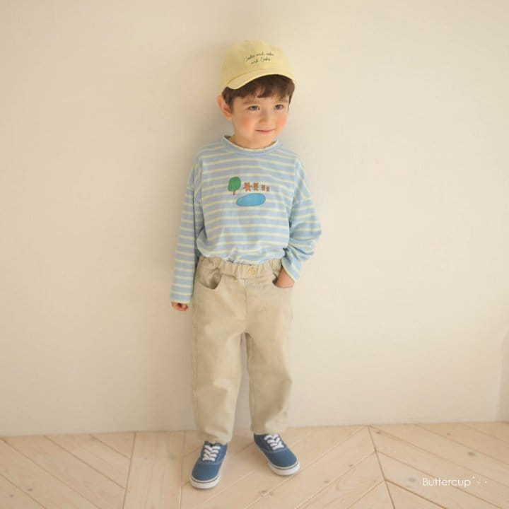 Buttercup - Korean Children Fashion - #kidzfashiontrend - Animal Stripes Tee - 7